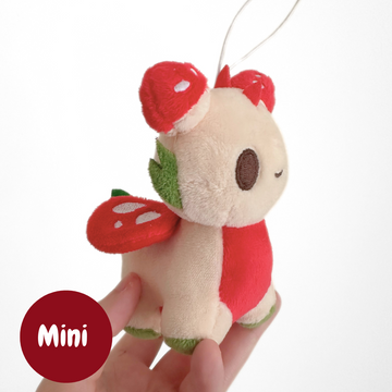 Mini Mushroom Dragon Plush Keychain