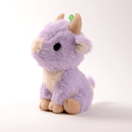 Lavender Sprout Cow Plushie