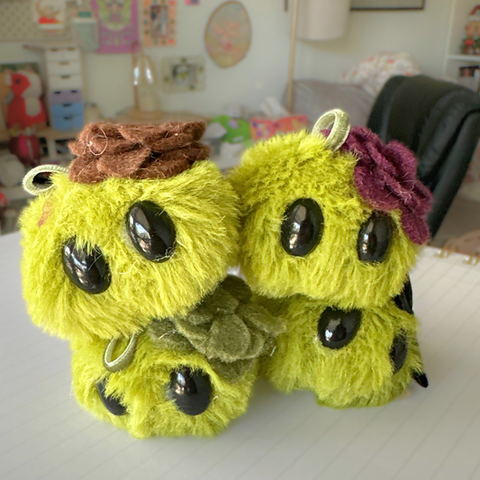 Handmade Build A Moss Ball Keychain