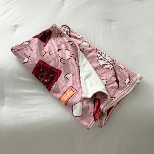 PREORDER Book Dragon Plush Blanket
