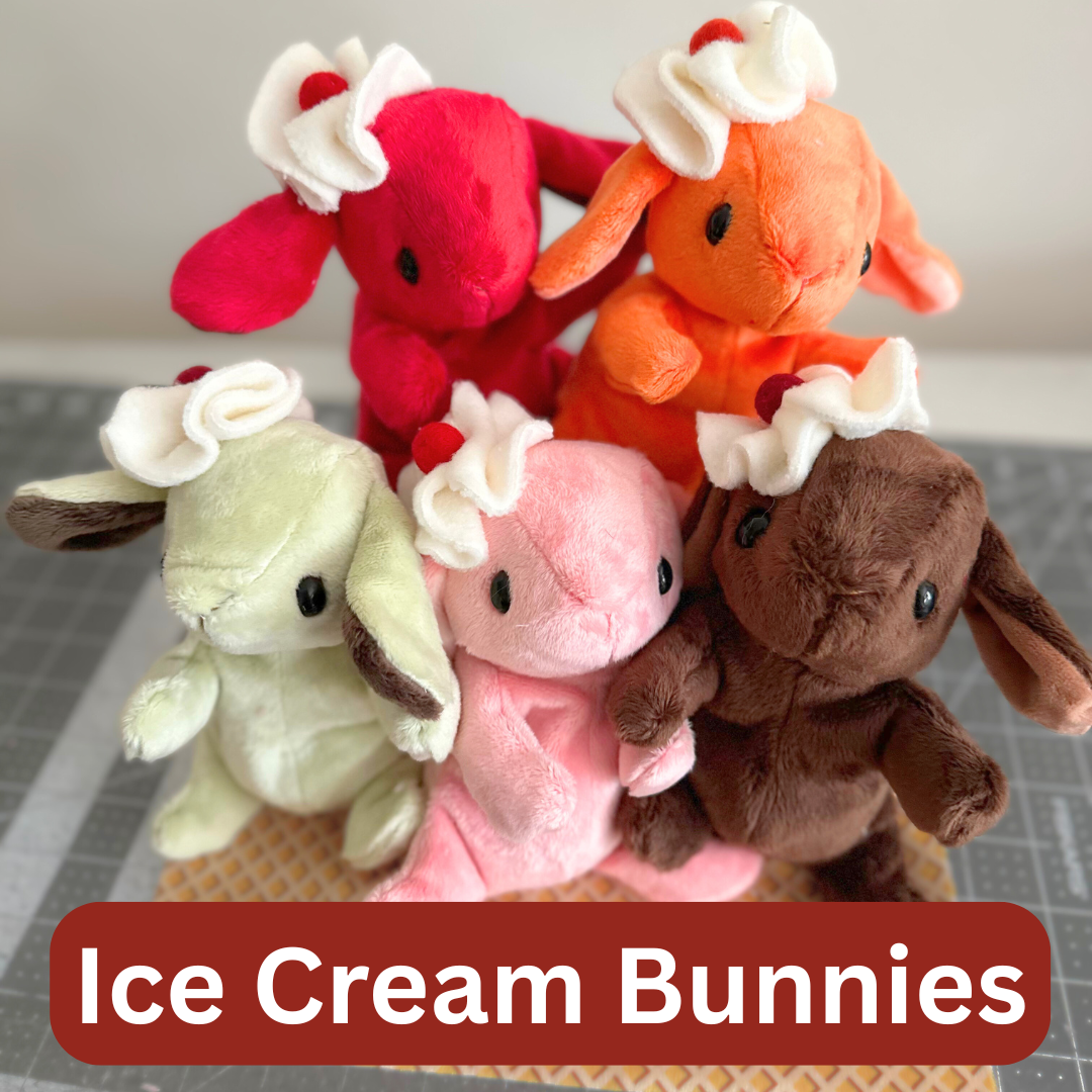 Handmade Ice Cream Bunnies