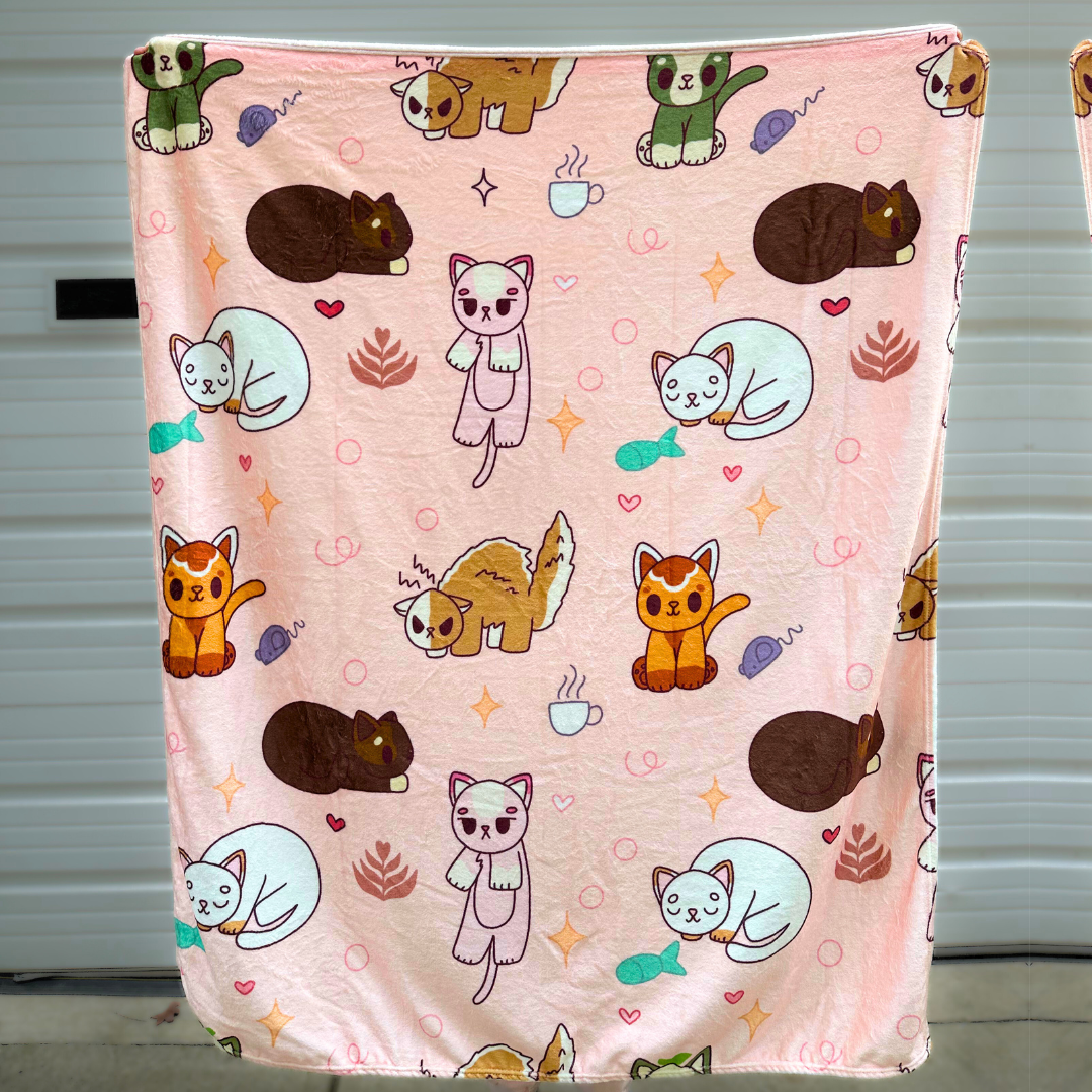 PREORDER Koffee Kitten Plush Blanket