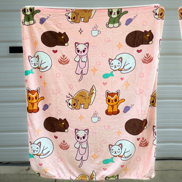 PREORDER Koffee Kitten Plush Blanket