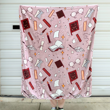 PREORDER Book Dragon Plush Blanket