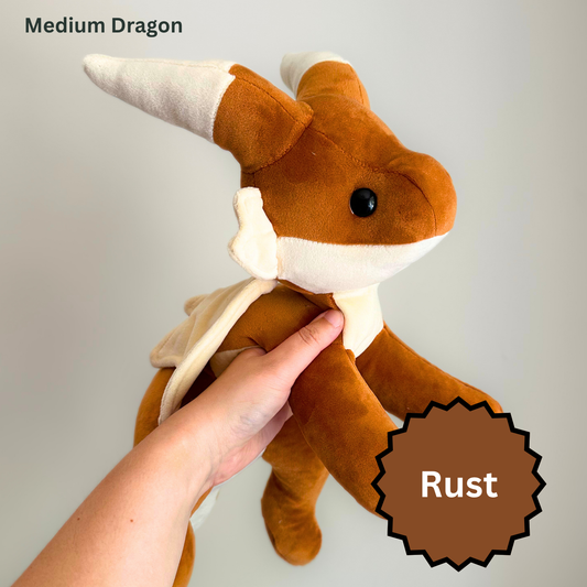 HANDMADE MEDIUM Cuddle Dragon (Weighted 2-3 lbs)