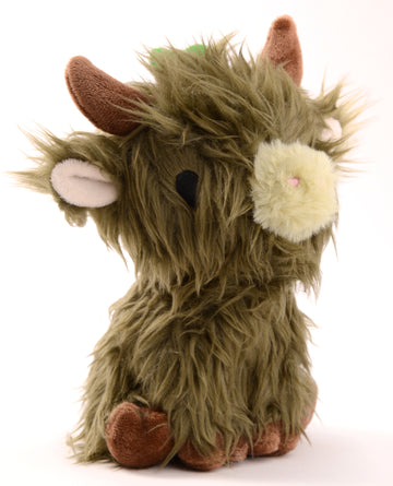 Mossy Highland Cow Plushie