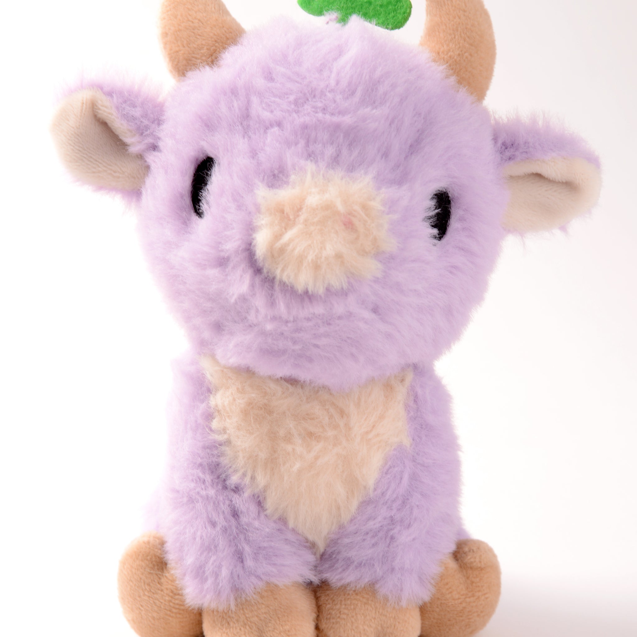 Lavender Sprout Cow Plushie