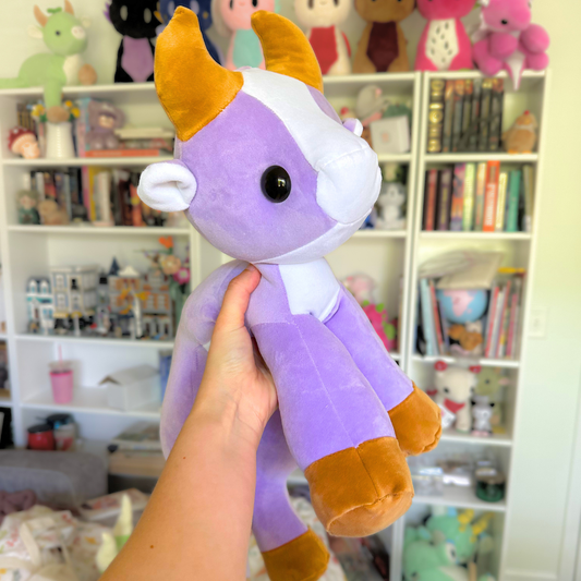 HANDMADE JUMBO Cuddle Cow (Weighted 3-4 lbs)